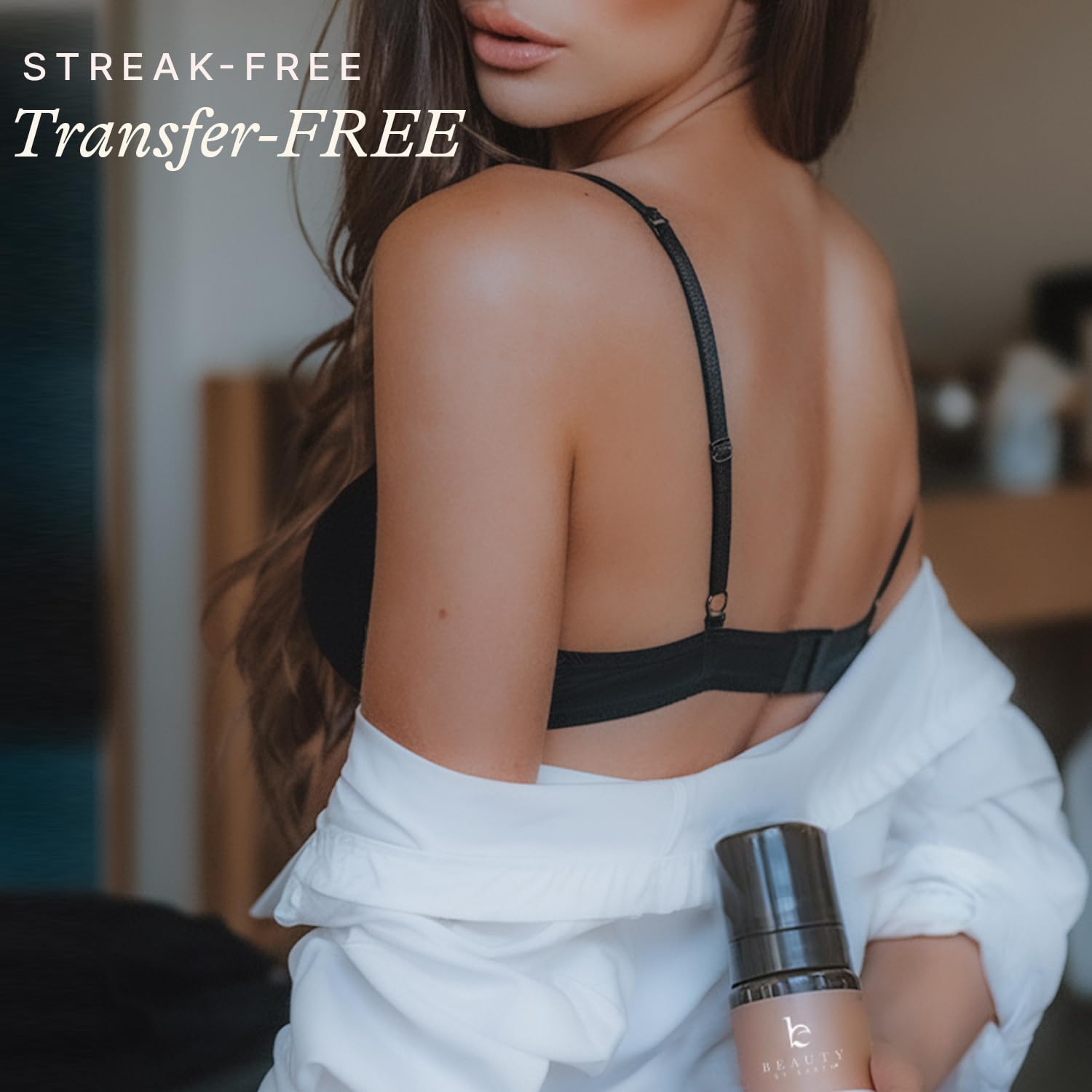 Beauty by Earth self-tanner mousse streak-free coverage helps avoid blotches on sheets.