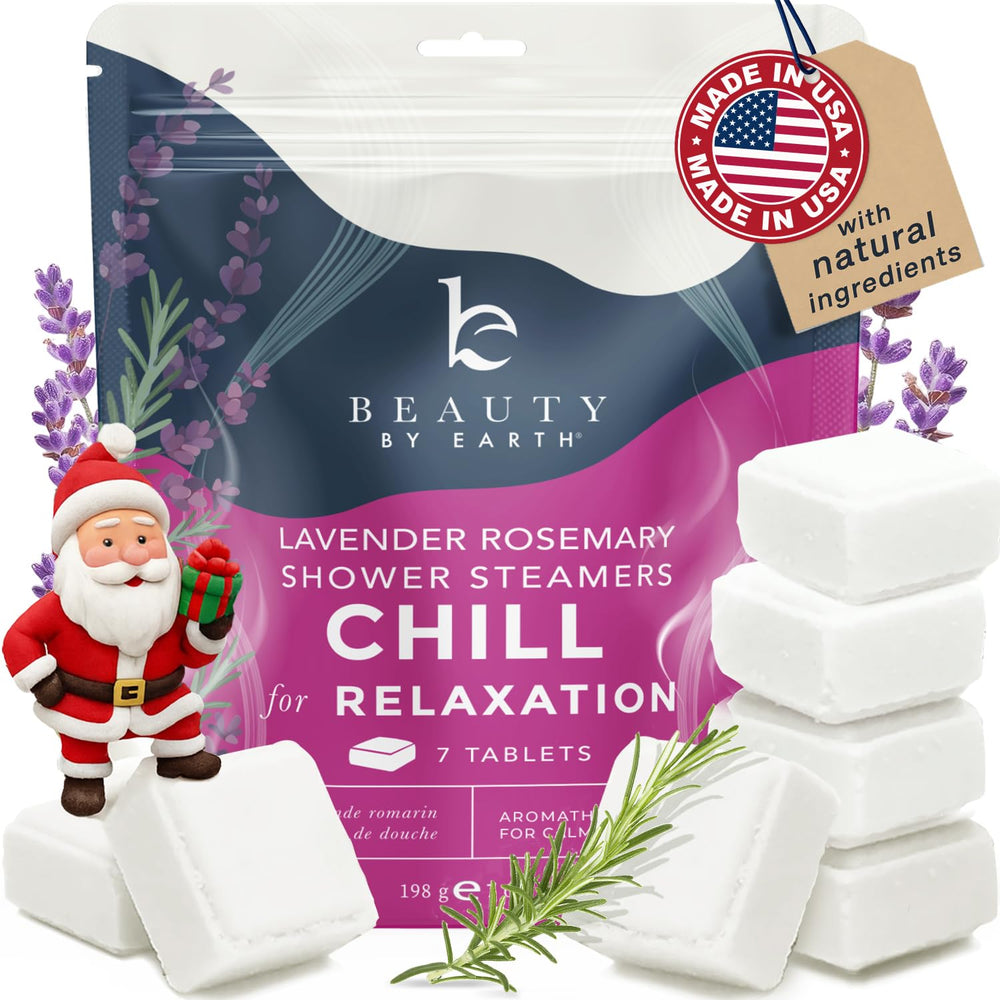 Beauty by Earth shower steamers packaging for gifting