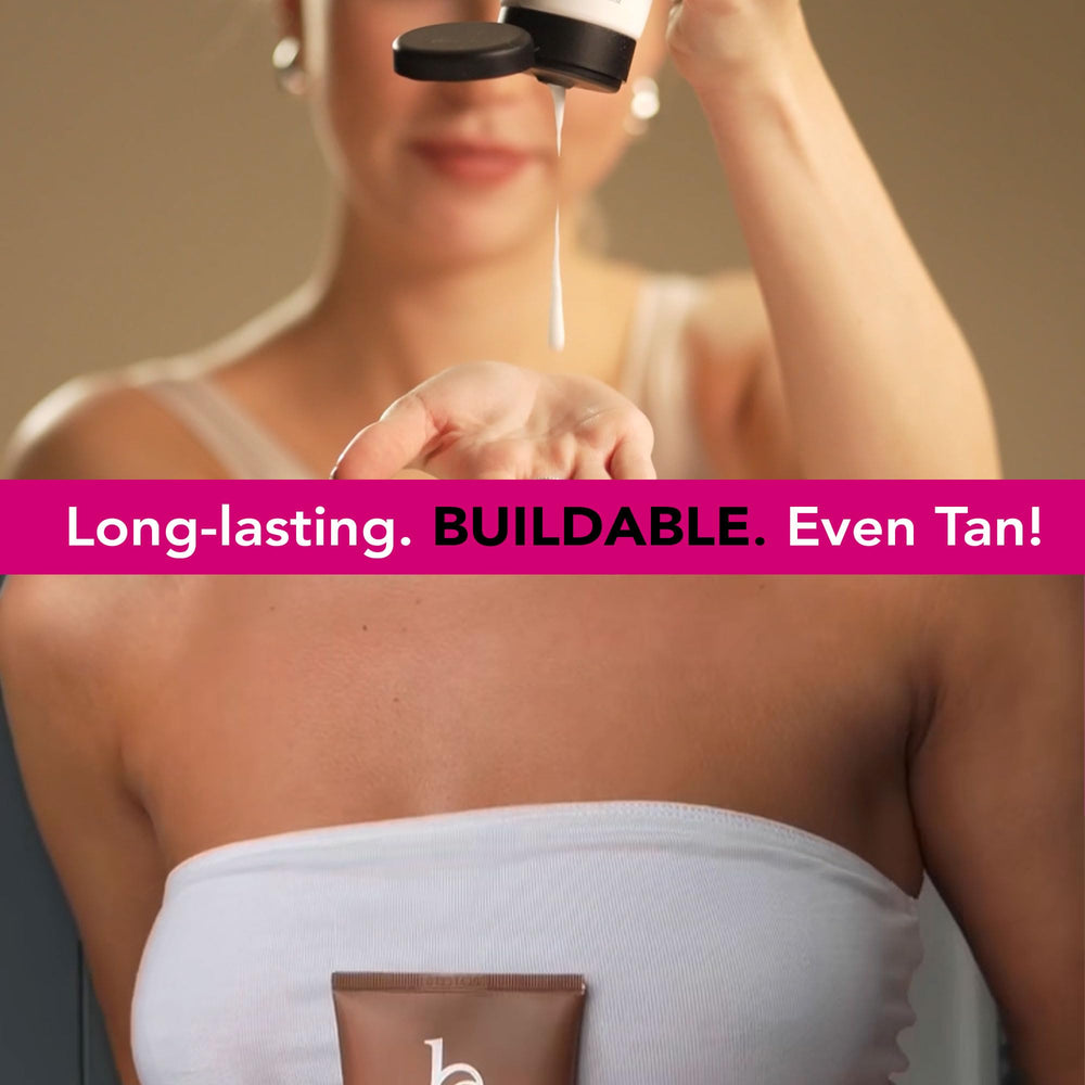 Beauty by Earth tanning lotion USA-made label signals premium domestic production