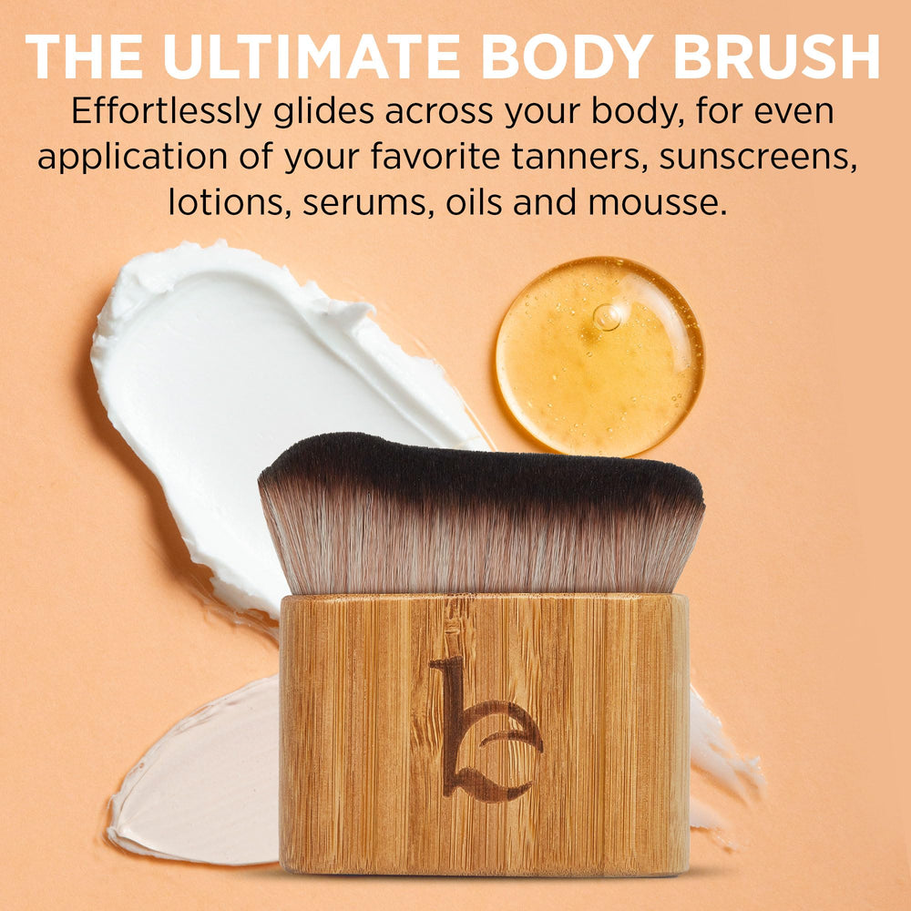 Beauty by Earth Ultra Soft Self Tanner Brush ideal for body makeup and self-tanner use.