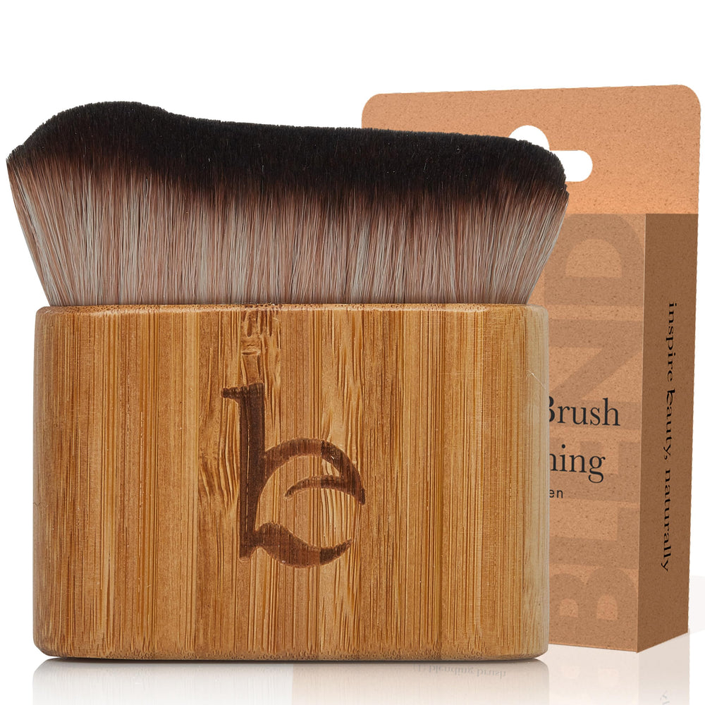 Beauty by Earth Ultra Soft Self Tanner Brush with brush head for even coverage.