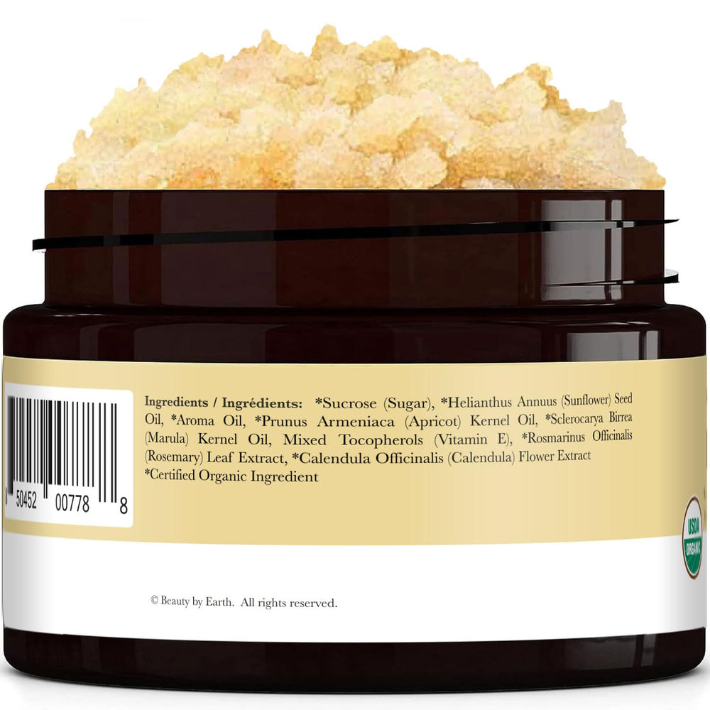 Label on Beauty by Earth product emphasizes cruelty-free, organic ingredients.