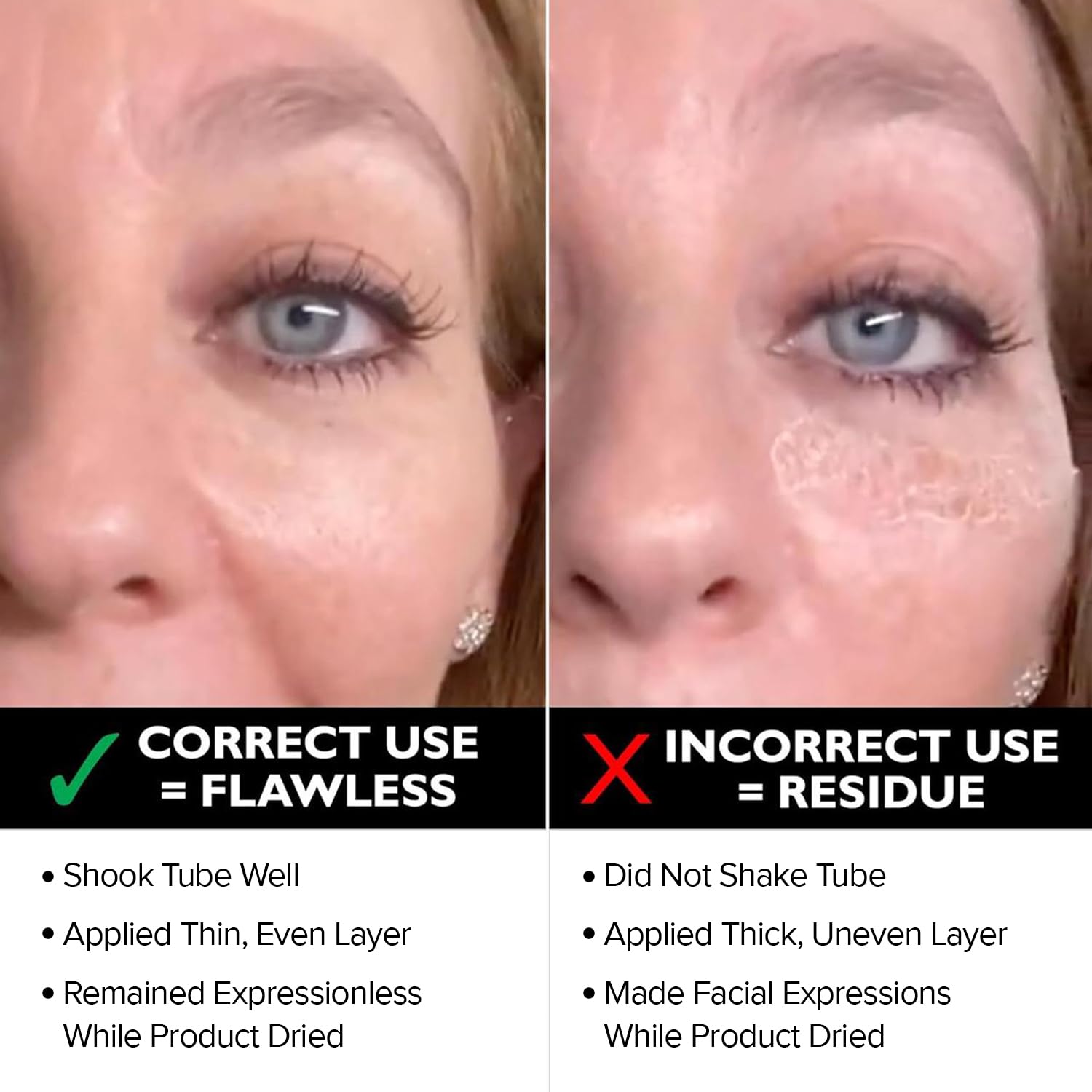Beauty Facial Extreme fast-acting-eye-tightener-result image conveys seconds-to-tighten sensation.