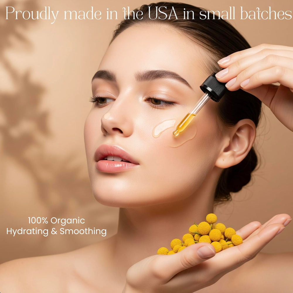 Beauty Glow glowing skin after use—subtle radiance and hydrated look.