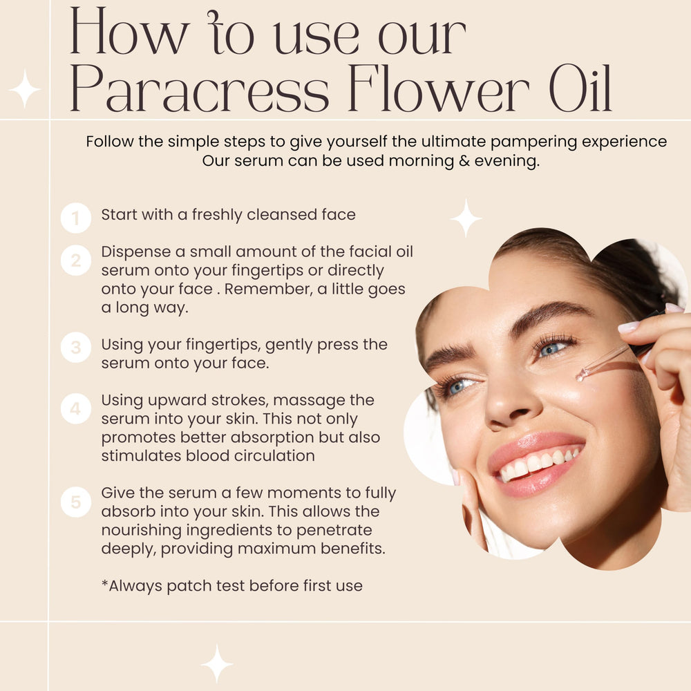 Beauty Glow oil texture close-up—light, non-greasy finish.