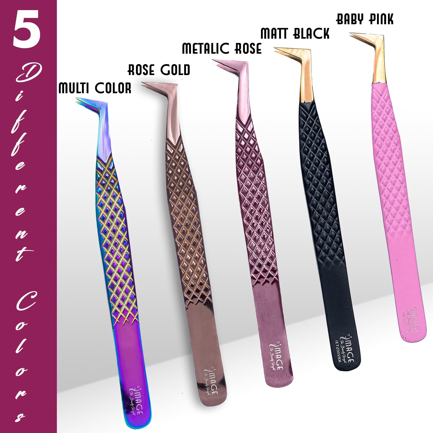 Beauty Insight ergonomic grip tweezers reduce hand fatigue during sessions