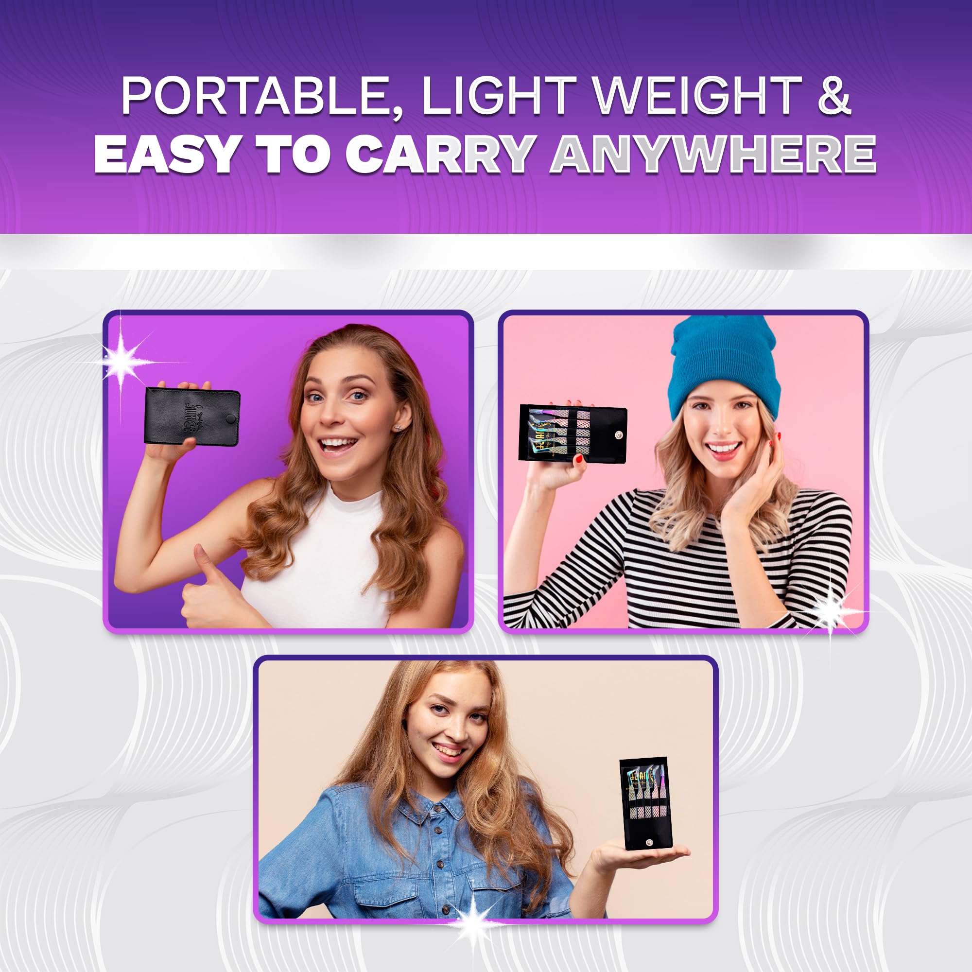 Beauty Insight leather case keeps tools secure and portable