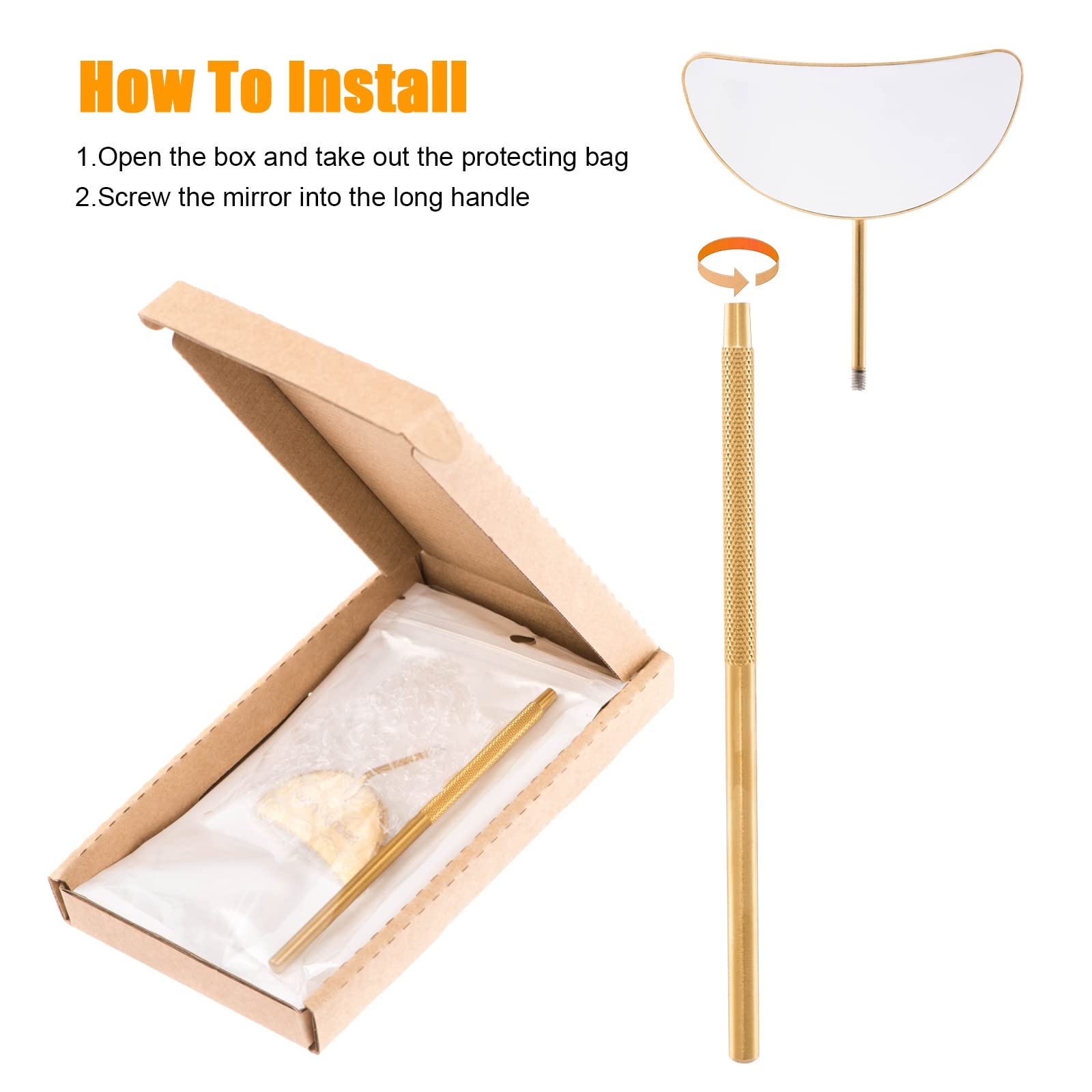 Beauty Junko Pro travel-friendly lash mirror fits easily in bags for on-the-go lashing.