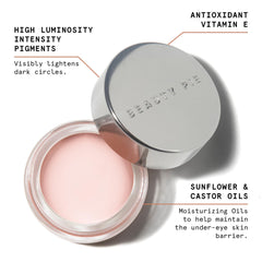 Beauty Pie Superluminous Corrector peach-tone swatch highlighting discoloration neutralization