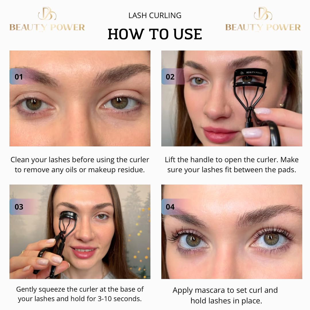 Beauty Power eyebrow-brush close-up highlights brows grooming on the go.