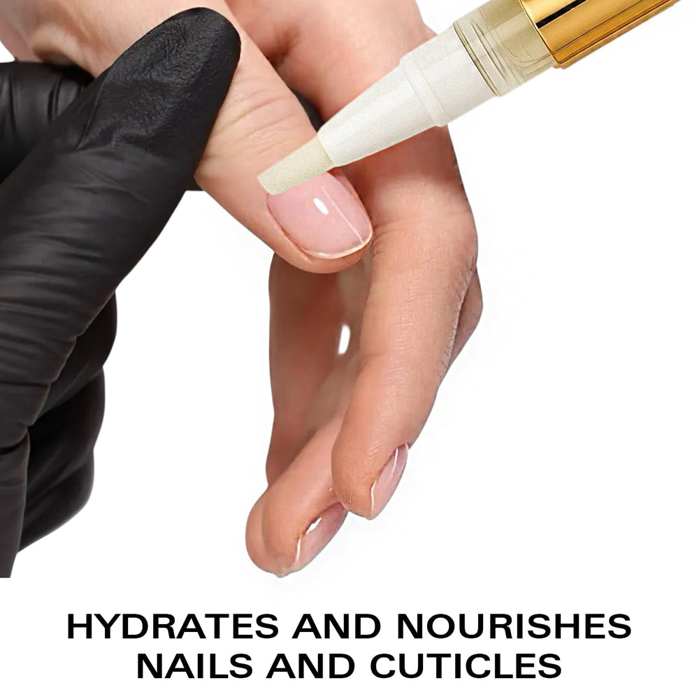 Beauty Power Nail Oil Cuticle Pen aiding recovery after nail enhancements