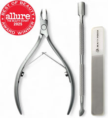 Beauty Power nano nail file detail for salon-smooth finish.