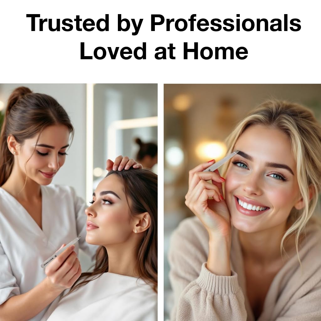 Beauty Power tweezers help facial hair touch-ups and ingrown hair control.