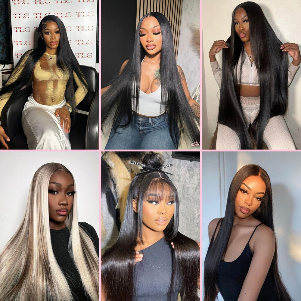 Beauty Queen natural-black straight bundles reflect a versatile everyday shade.