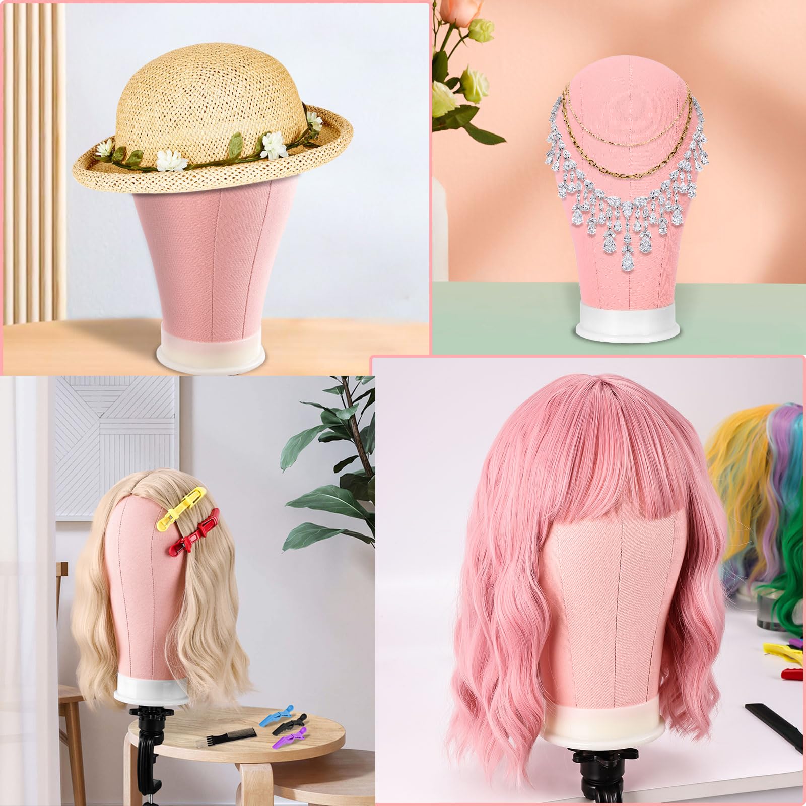 Beauty Star included pins and clips complete your wig-making toolkit.