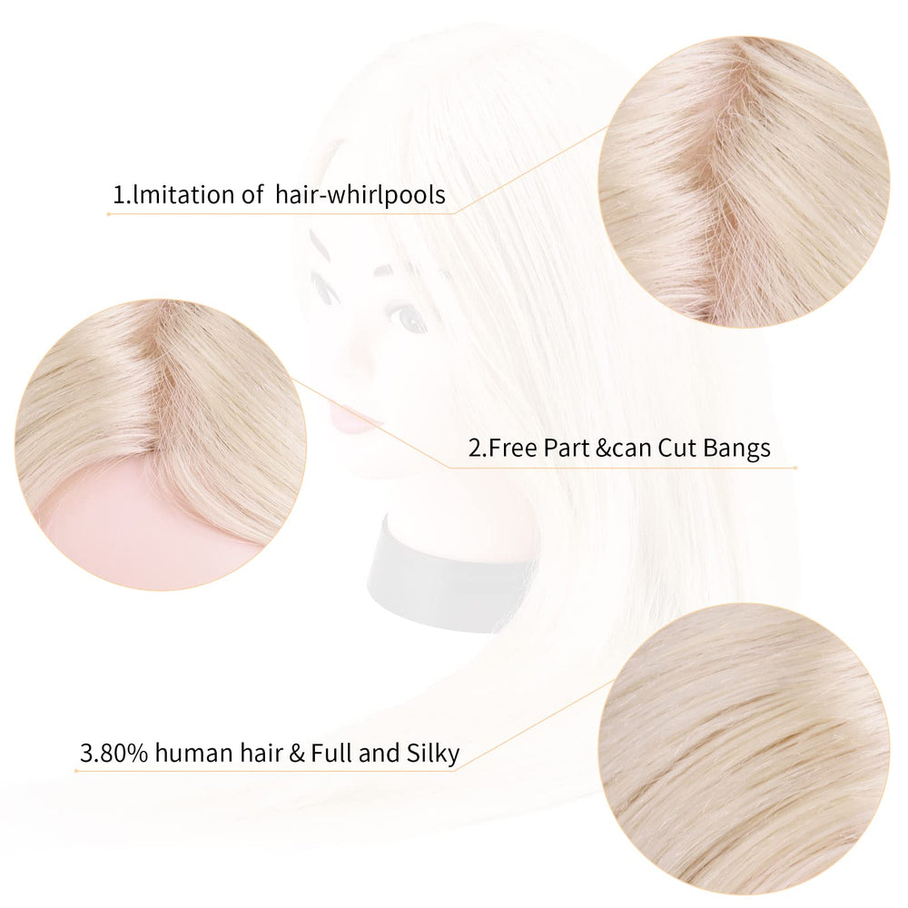 Included braiding kit for creating elaborate updos with Beauty Star head.