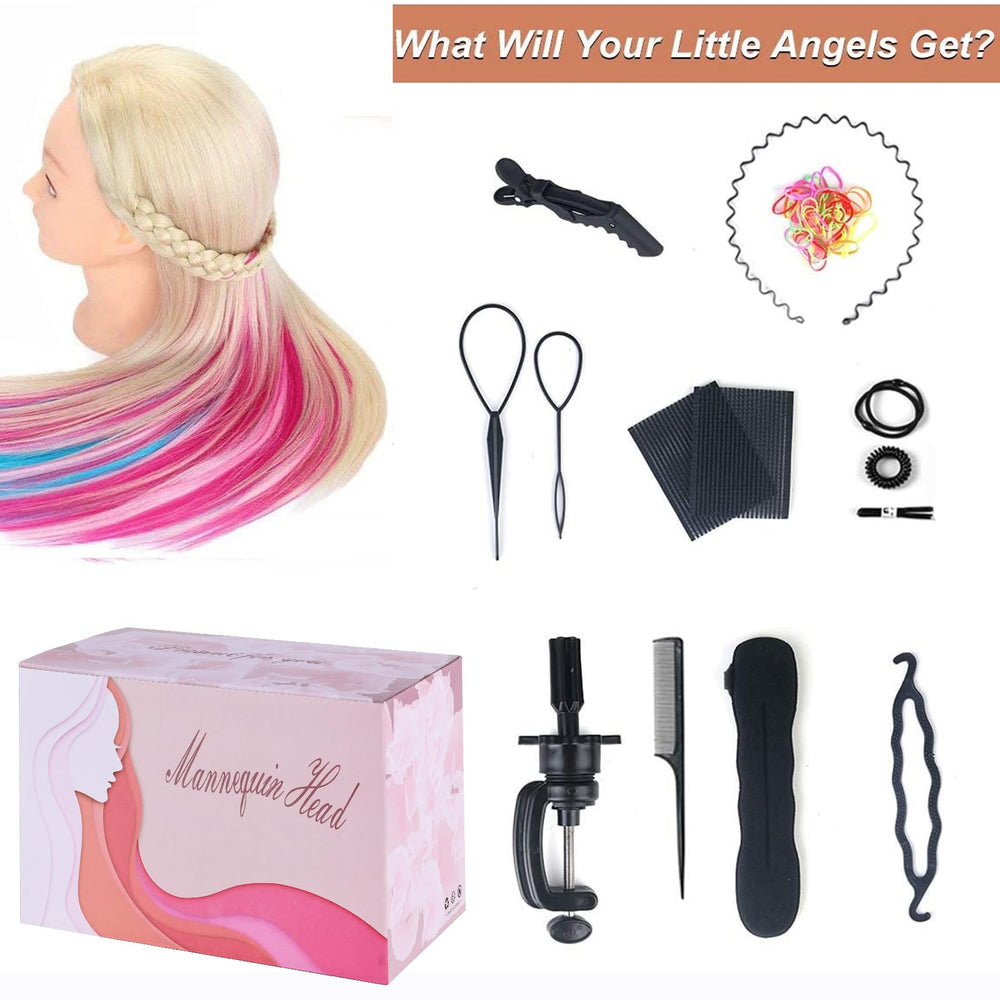 Beauty Star mannequin head designed for cosmetology training and demonstrations.