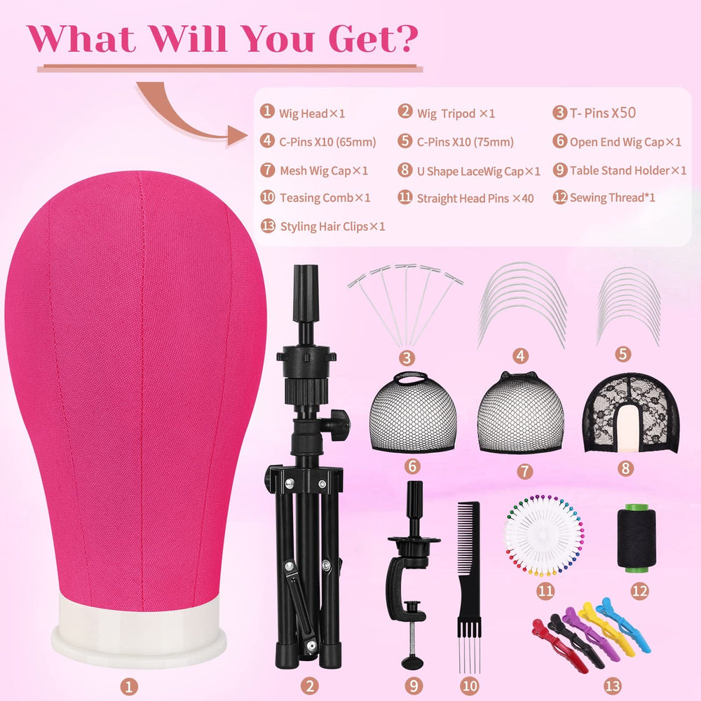 Beauty Star complete multi-function wig-stand kit for home or studio