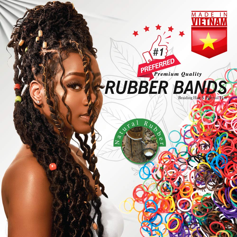 Beauty Town hair ties securing buns and ponytails with reliable hold.