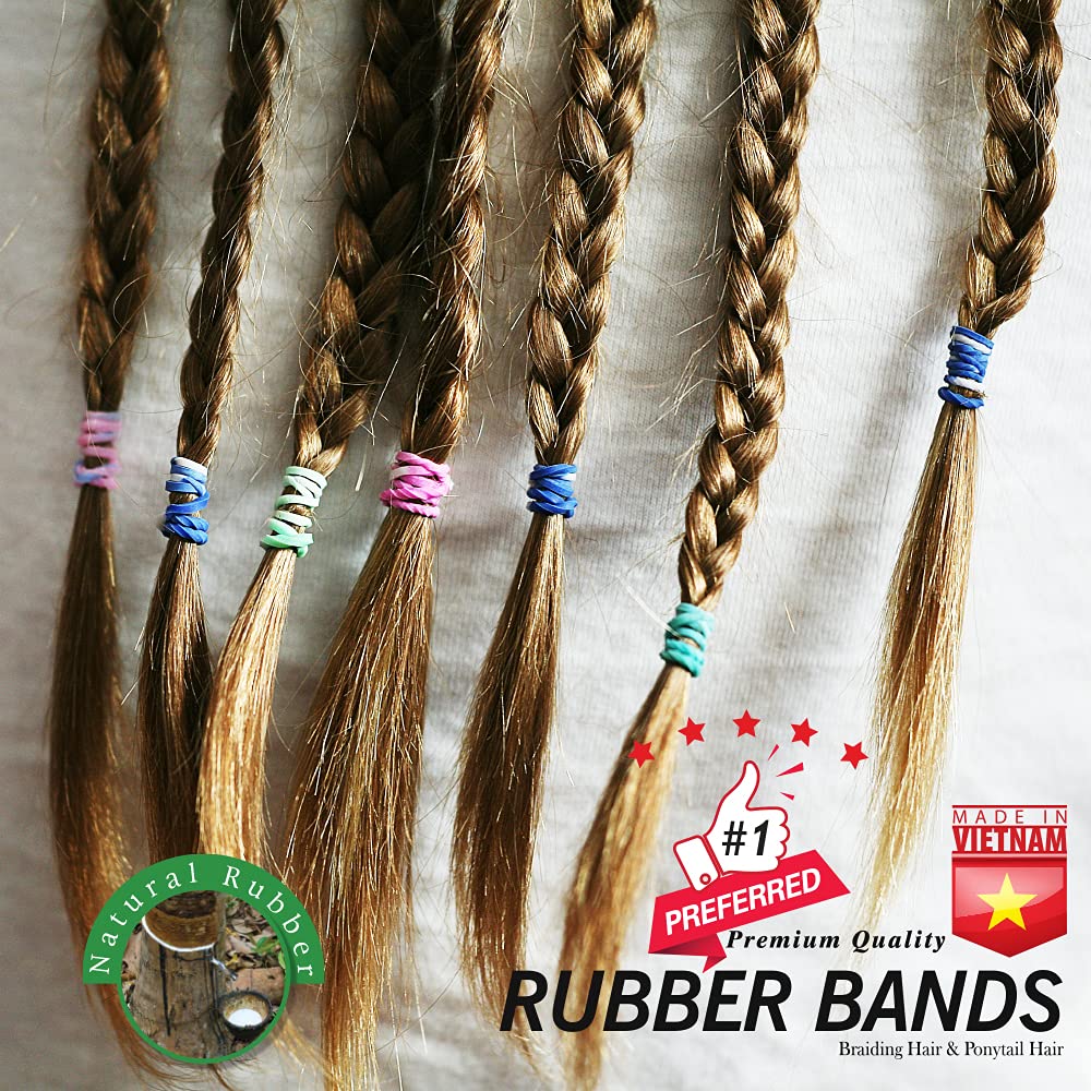 Beauty Town durable yet gentle elastic bands feel smooth against the scalp.