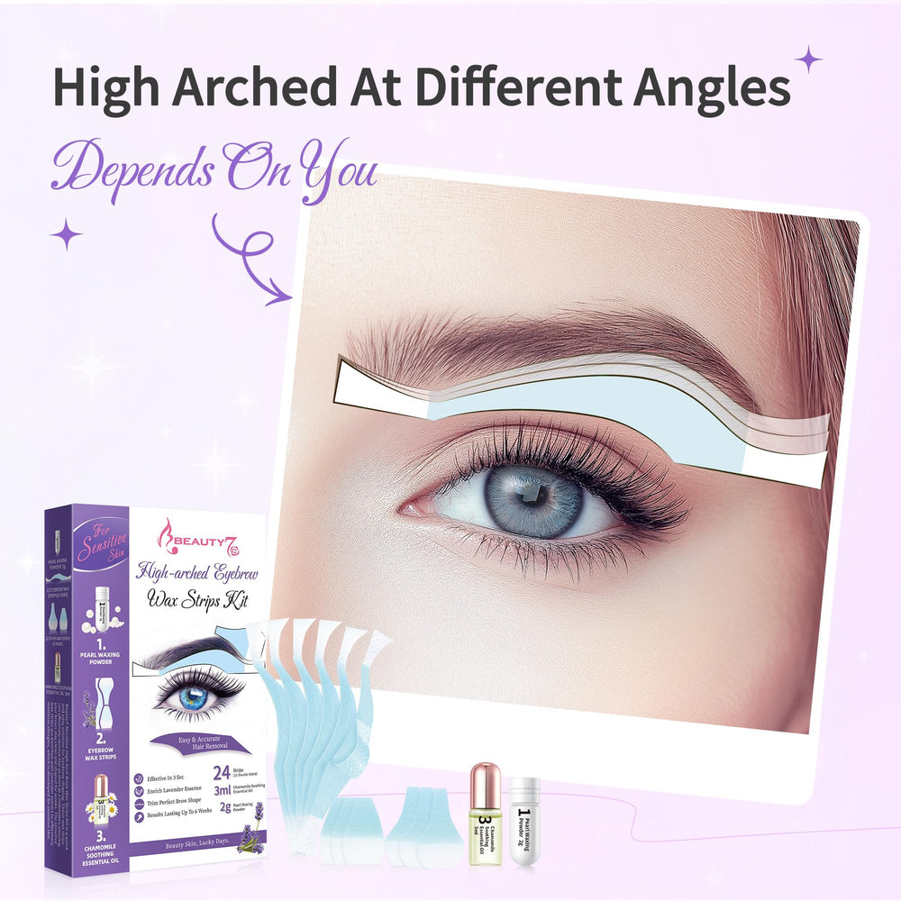 Beauty7 application-ready strips demonstrate simple 3-second set-and-peel process