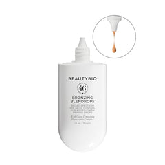 BeautyBio BLENDROPS close-up texture highlights weightless, non-greasy formula