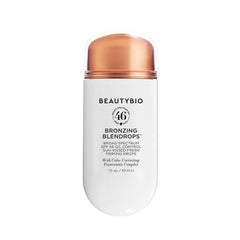 BeautyBio BLENDROPS swirl swatch shows color correction and radiant finish