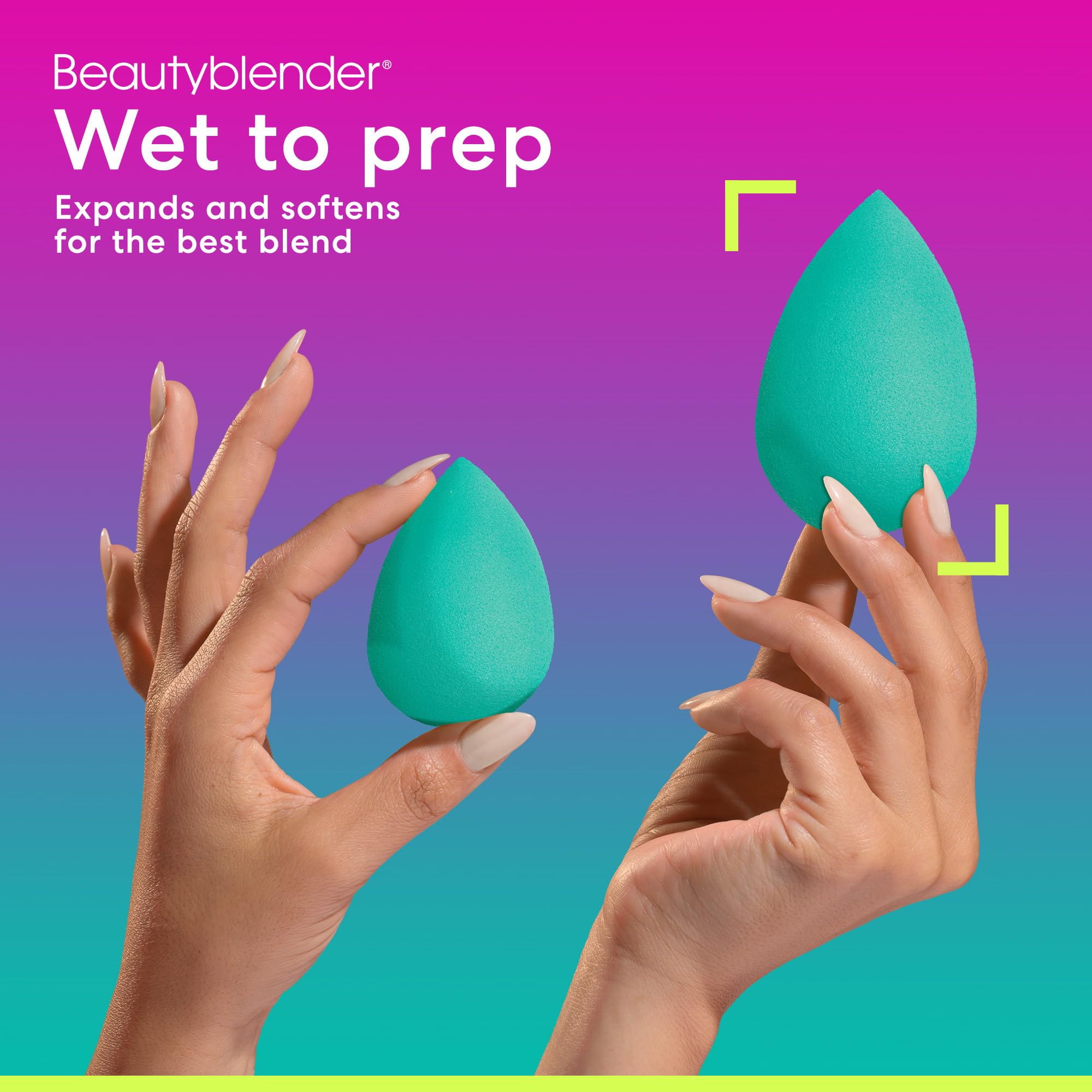 Beautyblender Chill ocean-inspired shade adds calm, contemporary vibe to your routine.