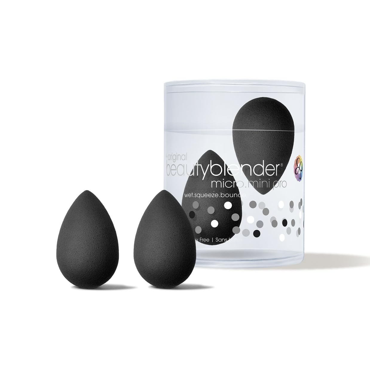Beautyblender Micro Mini Pro Black pack-2 enables precise concealing in tight spots