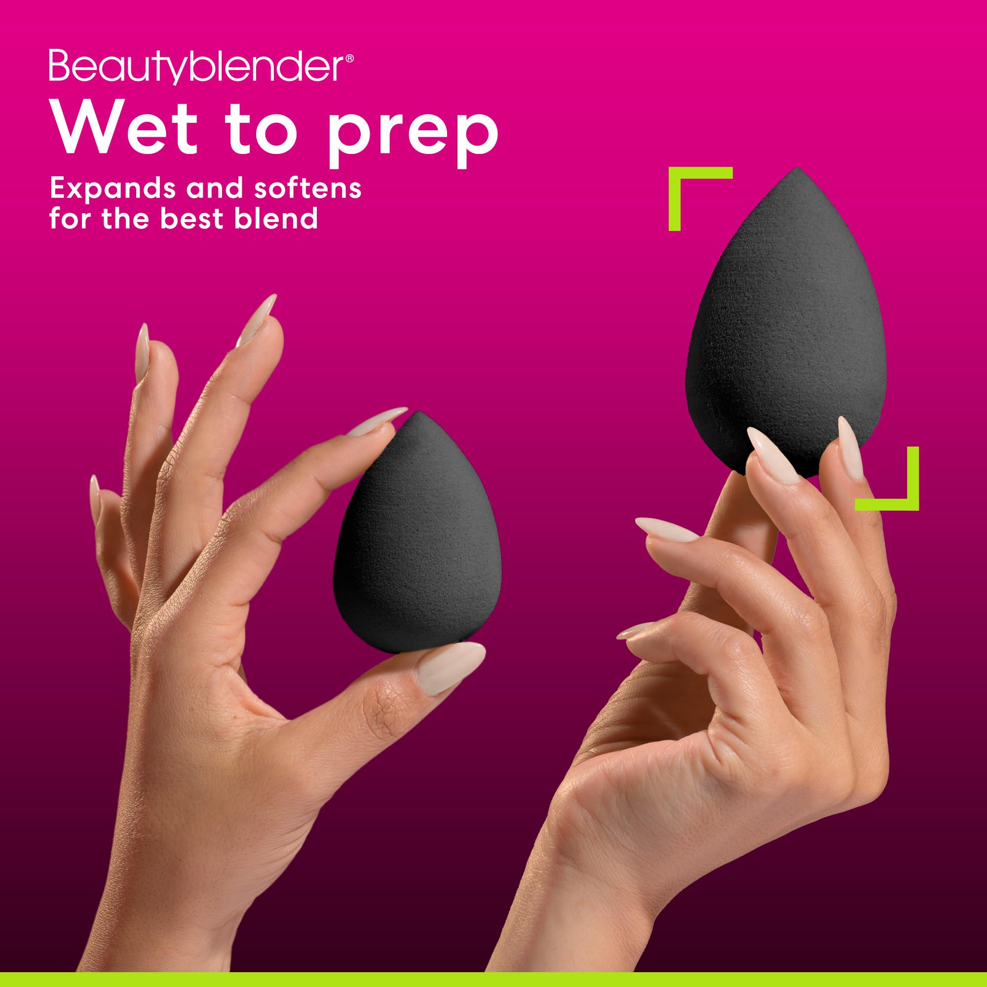 Beautyblender Pro vegan cruelty-free label signals ethical makeup tools.