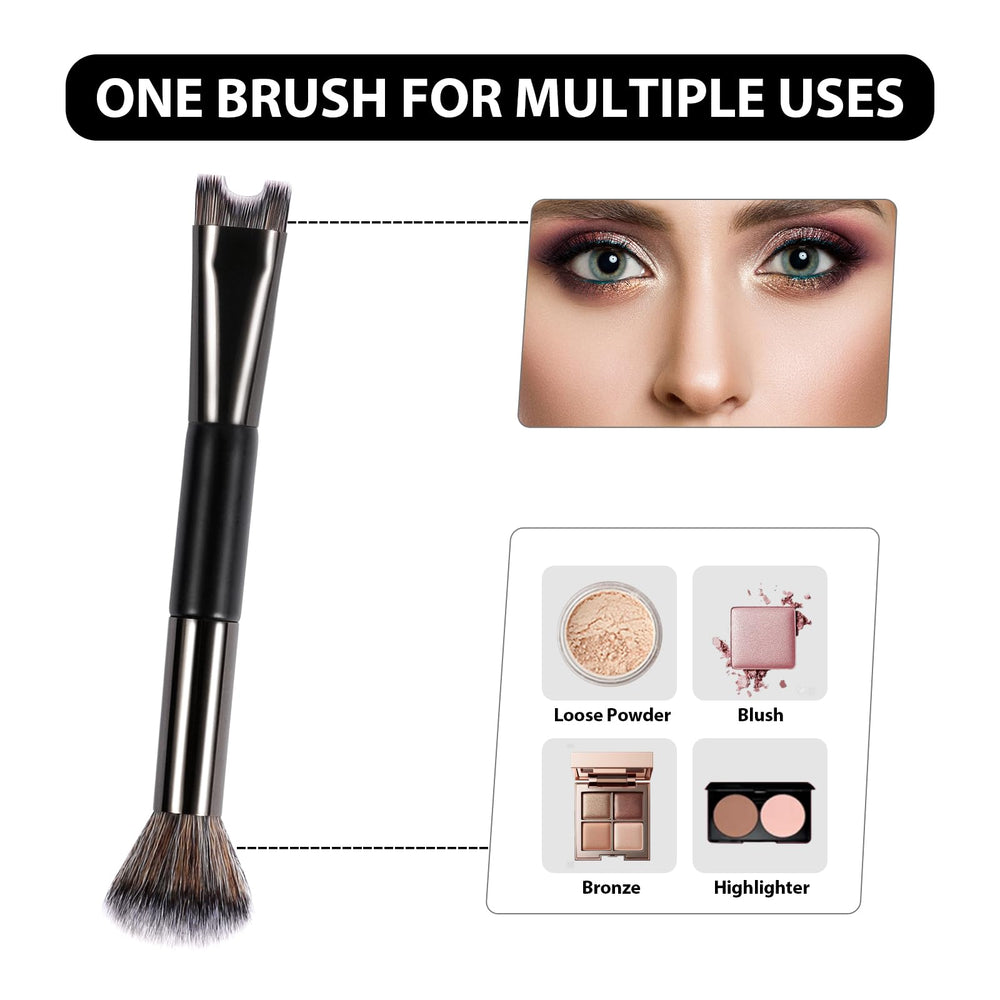 BEAUTYFACTOR premium bristles feel gentle on skin during precise makeup application