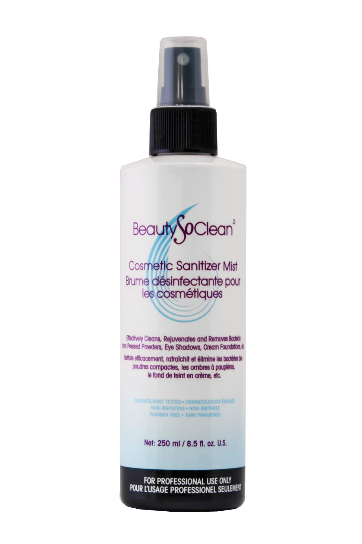 Beautysoclean Cosmetic Sanitizer Mist bottle for quick on-the-go surface sanitizing