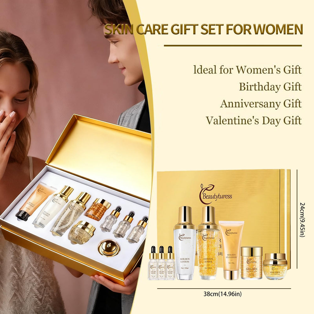 BEAUTYTURESS snail mucin set tone-up-cream adds a gentle glow