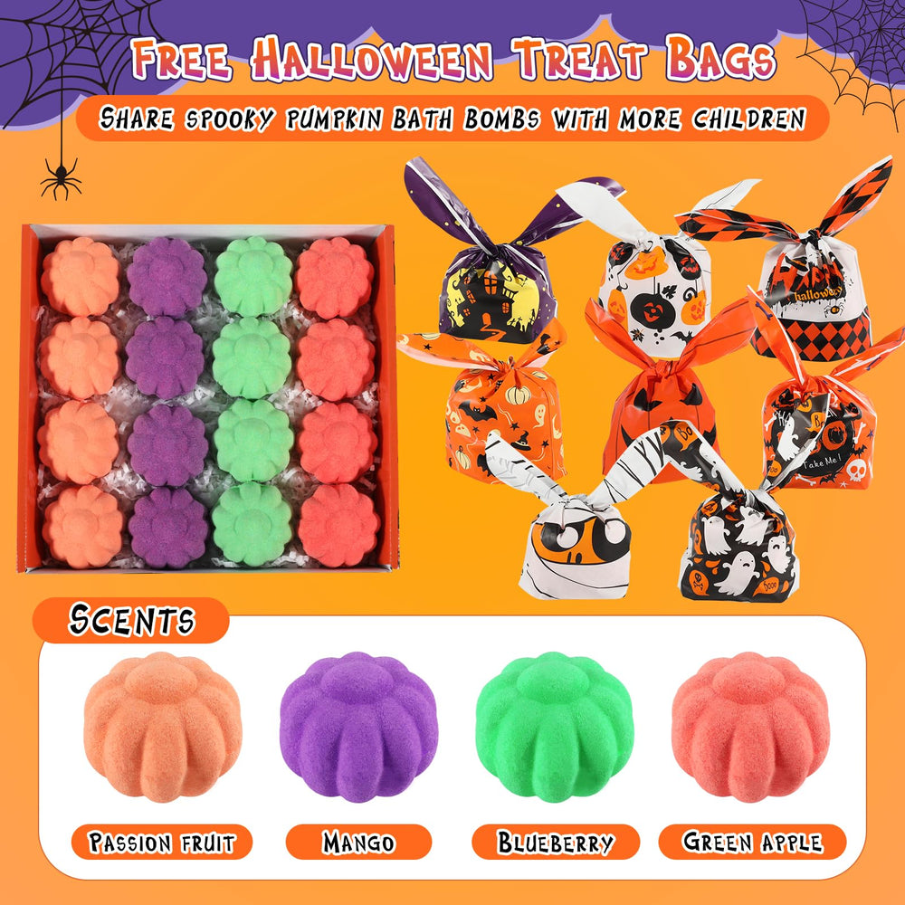 Beauwell 8 Halloween gift bags for easy party favors and gifts.