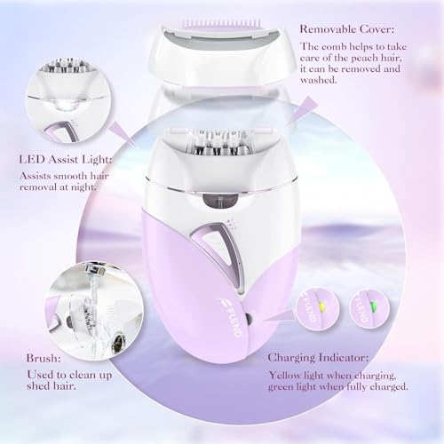 BEAUZMO epilator usable on face, arms, and legs for versatile grooming