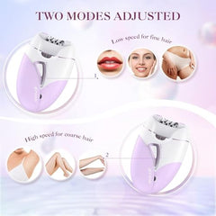 BEAUZMO epilator waterproof for wet use and easy cleaning