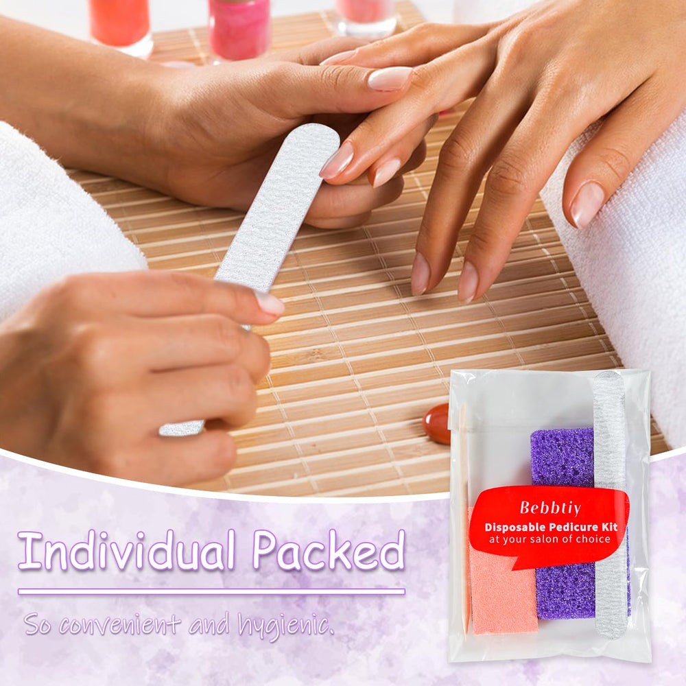Bebbtiy disposable-pedicure-kit-nail-file highlights precise nail filing at home.