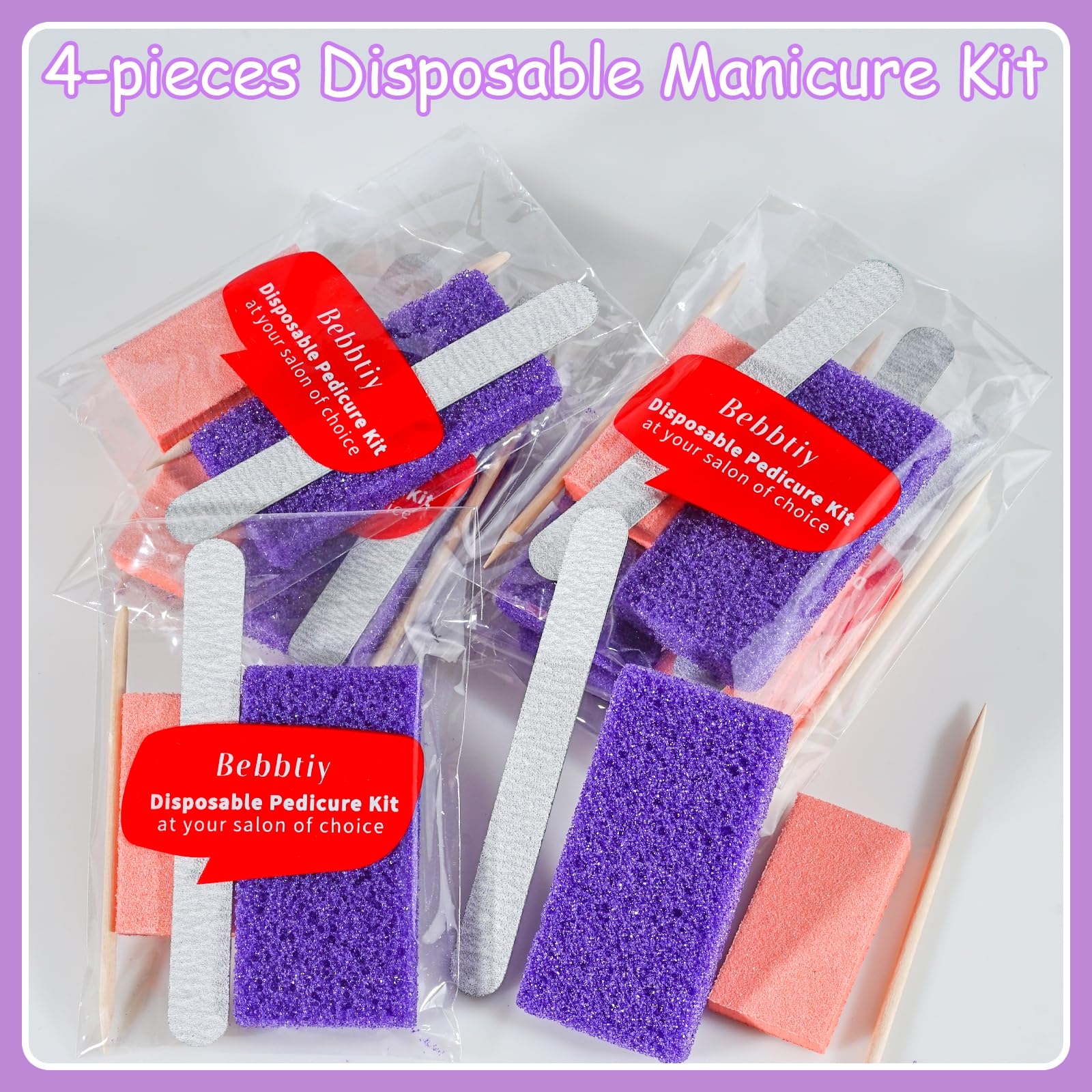 Bebbtiy disposable-pedicure-kit-packaged-sets emphasizes hygienic, ready-to-use convenience.