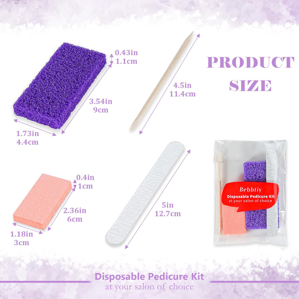 Bebbtiy disposable-pedicure-kit-wood-stick includes versatile tool for cuticle care.