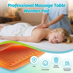 BECALIN massage table warmer heat-settings closeup highlights nine levels of warmth.
