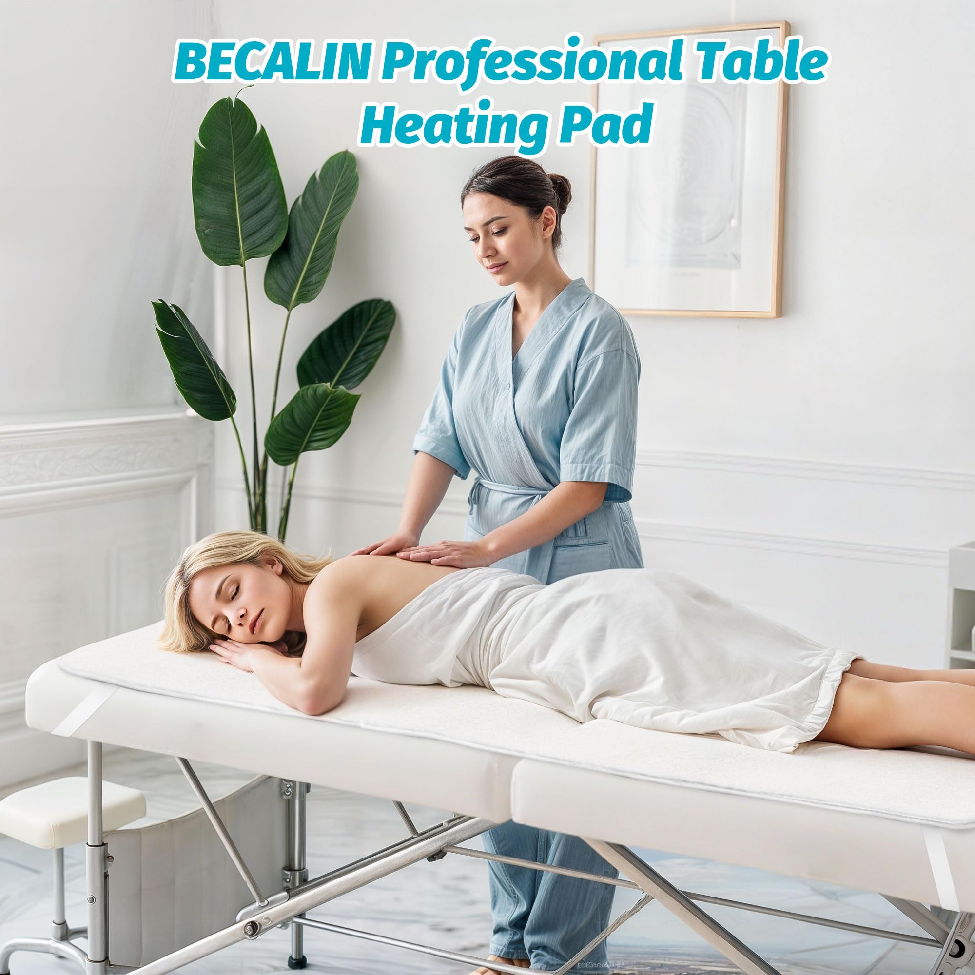 BECALIN massage table warmer included portable storage bag for easy transport.