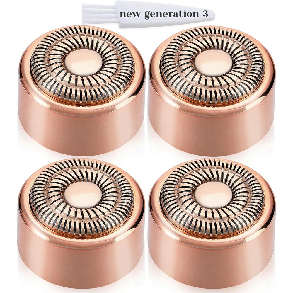 BECHY gen3 replacement head with ring light for precise, gentle facial hair removal.