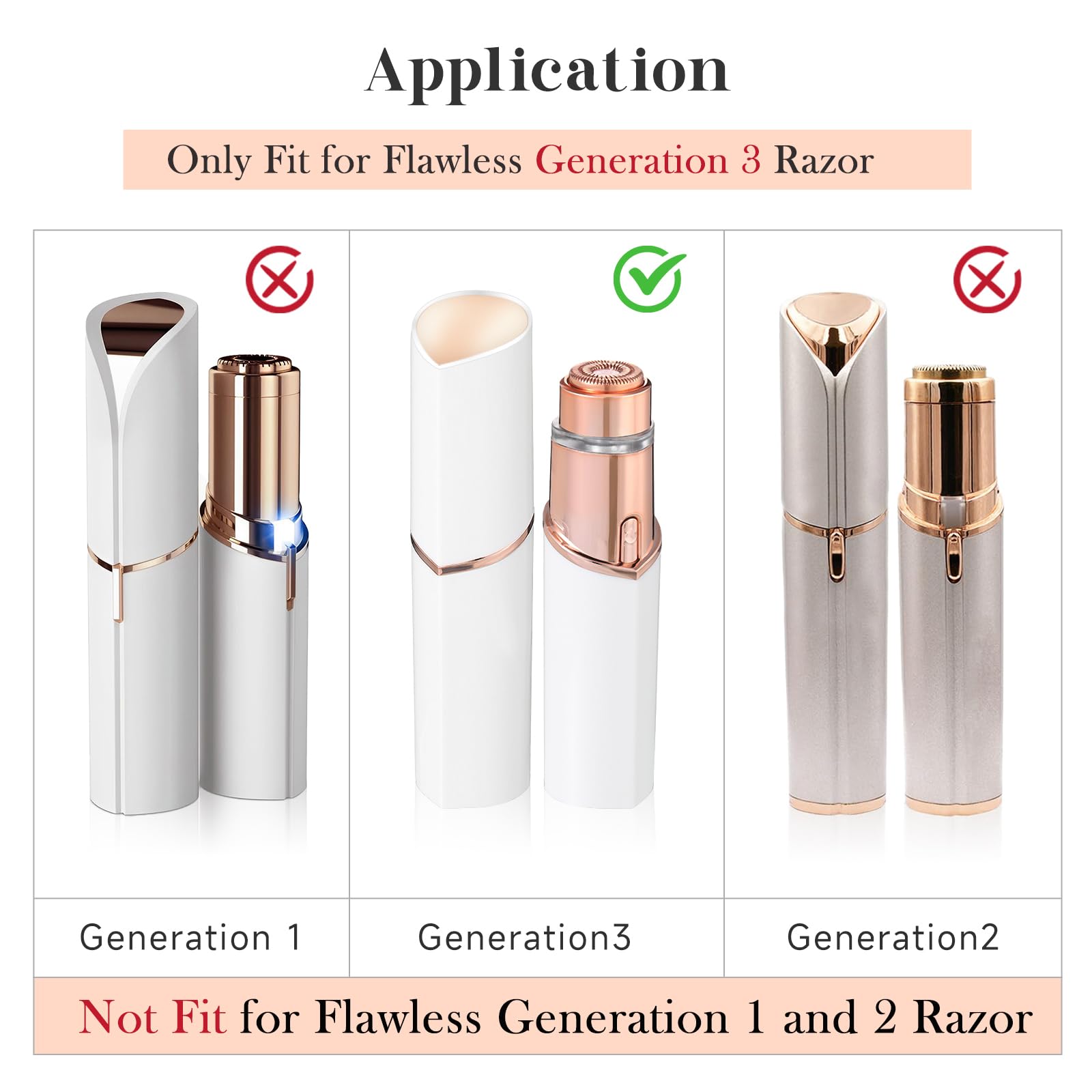 BECHY gen3 replacement head with rose gold plating for hypoallergenic comfort.