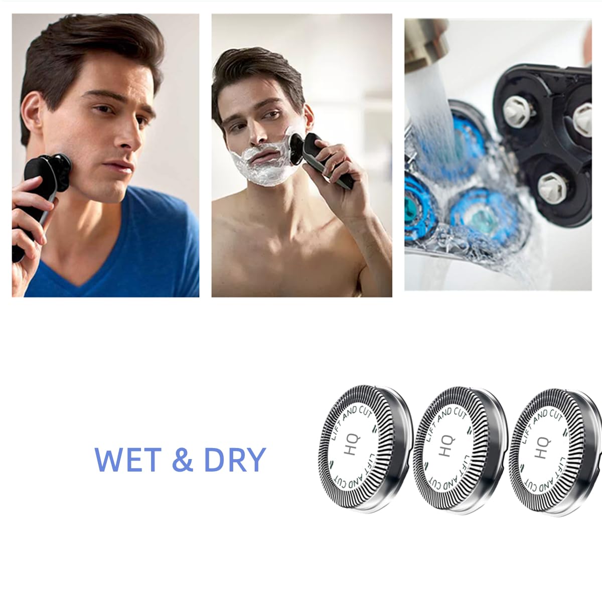 BECHY HQ56 blades detail highlights self-sharpening blades for lasting performance.