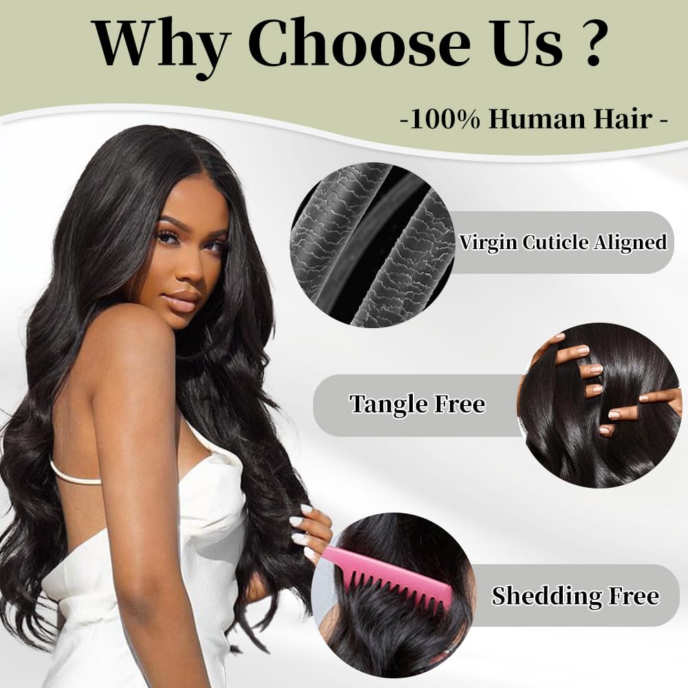 BeCools body-wave wig packaging-included items simplify prep and styling.
