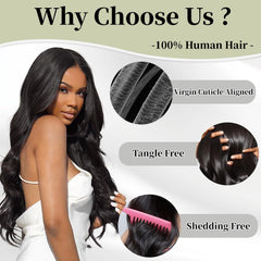 BeCools body-wave wig packaging-included items simplify prep and styling.
