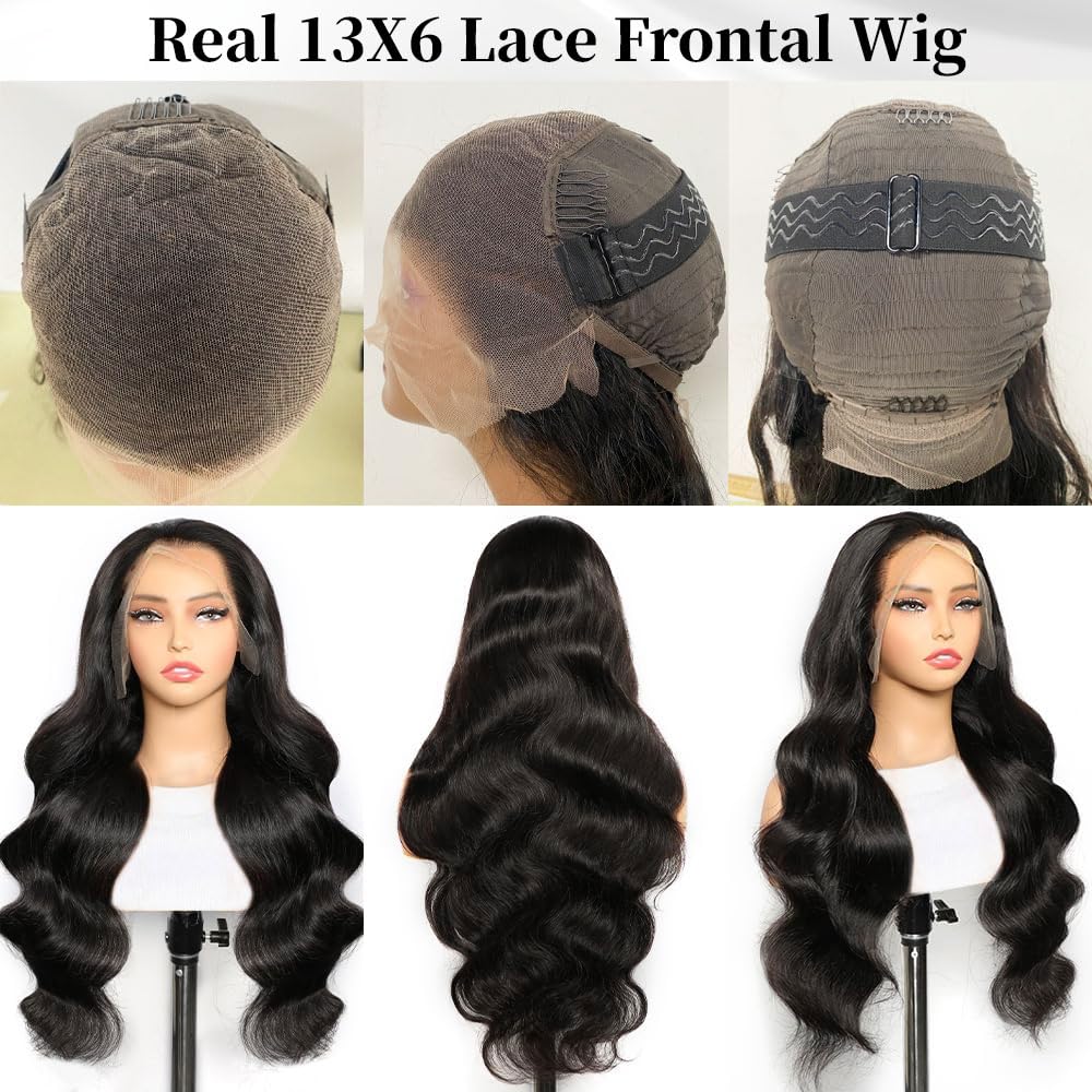 BeCools natural black wig on-model-look for versatile everyday styling.