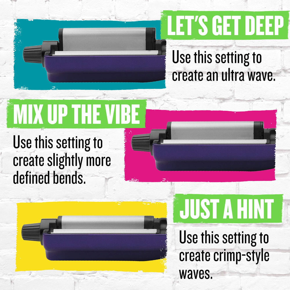 Bed Head A Wave We Go waver multiple heat settings for all hair types