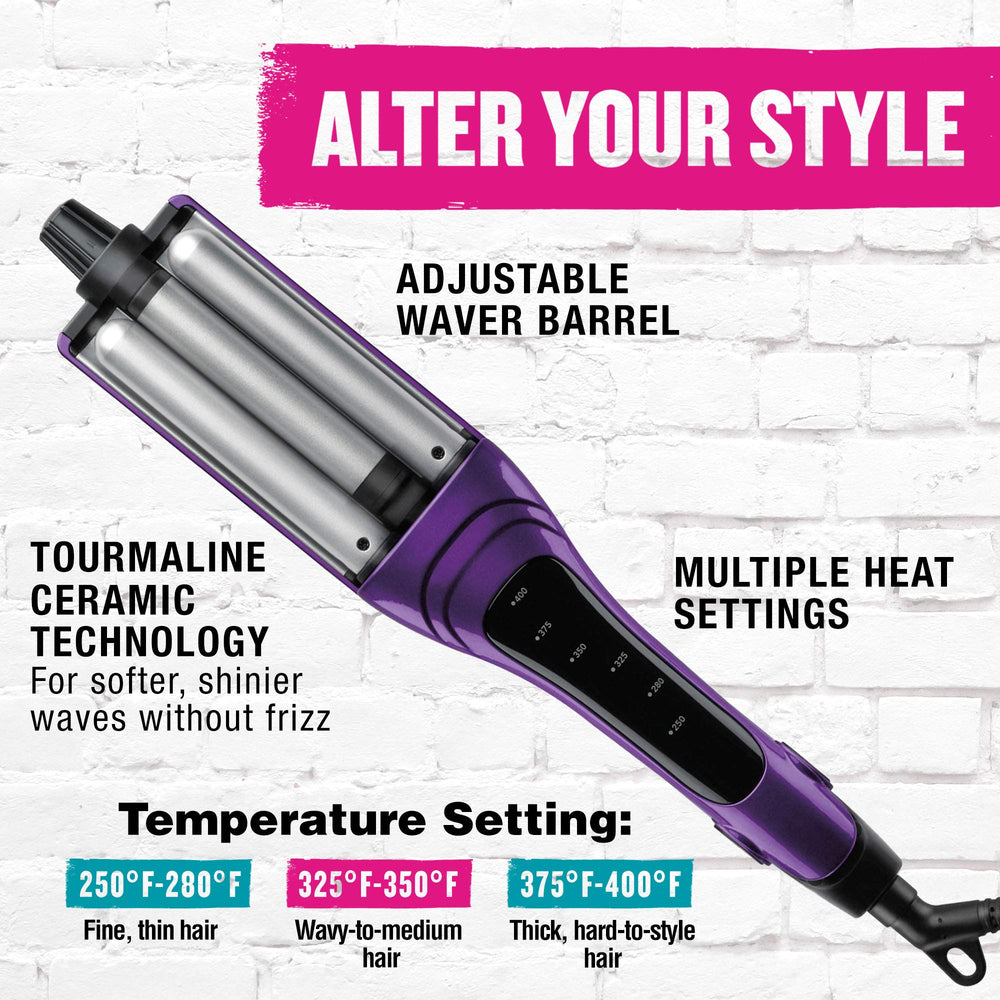 Bed Head A Wave We Go waver travel-ready dual voltage for styling worldwide
