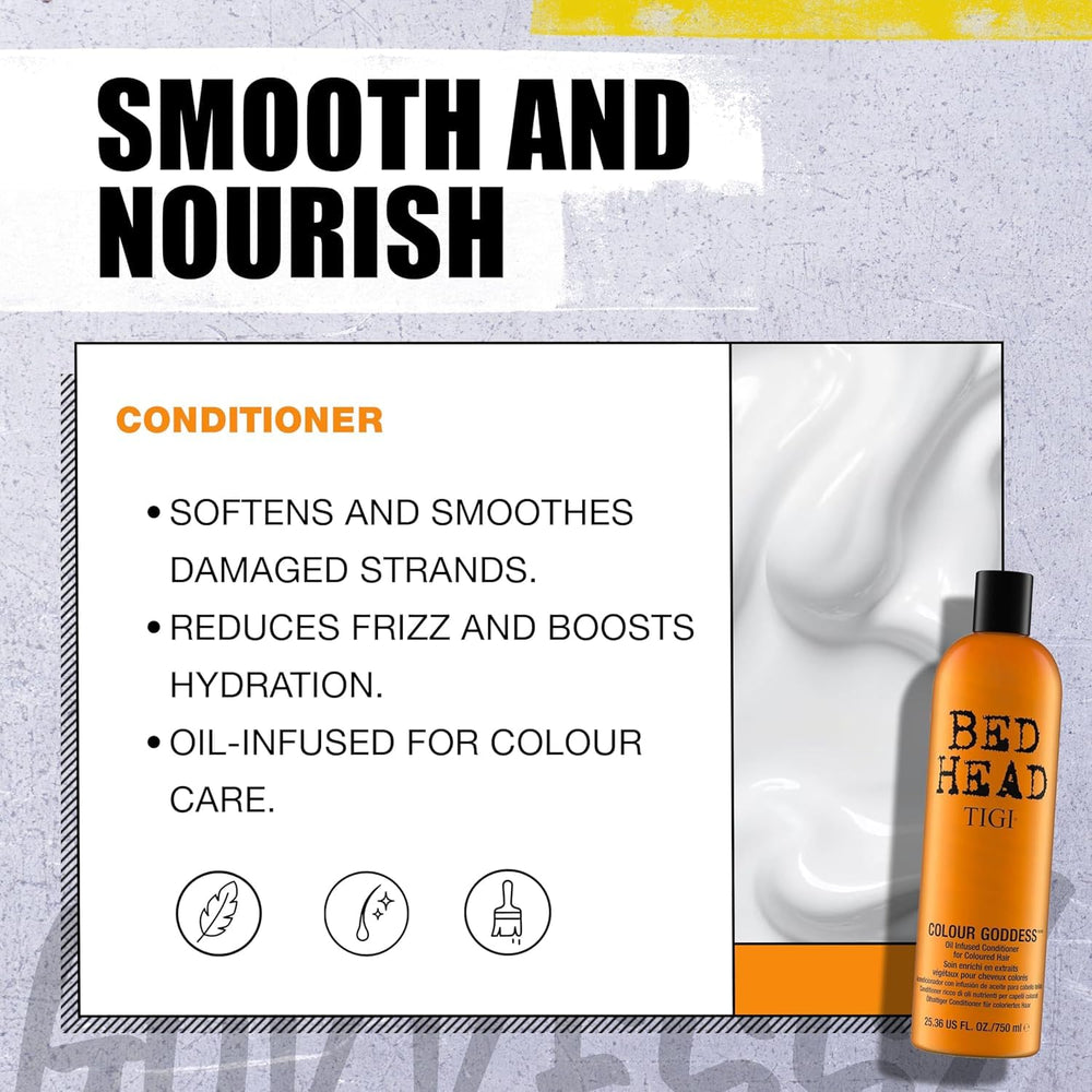 TIGI Bed Head Color Goddess packaging highlighting color-treated hair care